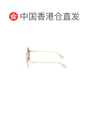 香港直邮MAX MARA 女士太阳镜 MM016832F CO 金色 全框太阳镜