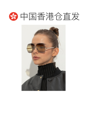 1h可退 香港直邮CHLOÉ 女士眼镜 CH0278S0004 CO 花色 徽标太阳镜