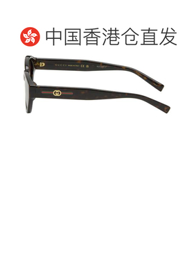香港直邮Gucci 古驰 女士 棕色 Lines 太阳镜 GG2105SA002HAVANAH