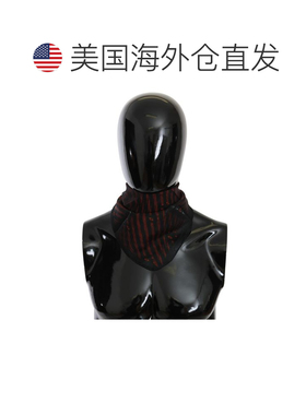 自营Costume National   Silk Branded Women's Scarf - black 美