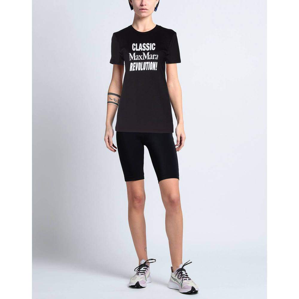 1h可退 香港直邮MaxMara 麦斯玛拉 女士 T恤 black黑色 舒适时尚,淘宝优惠券,粉丝福利购,淘宝优惠卷