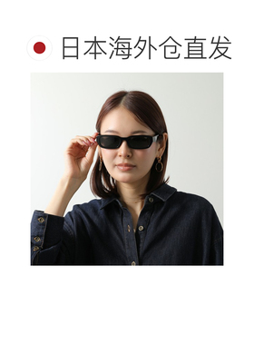 日本直邮PRADA SPR B06 女士方形全框太阳镜带标志16K-08Z/黑色