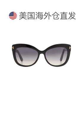 自营Tom Ford Allistair Smoke Gradient Cat Eye Ladies Sunglas