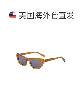 自营Calvin Klein Women's 55mm Ochre Sunglasses - ochre 美国