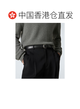 香港直邮The Row 男士 经典款皮带腰带 black黑色【付后1h可退】