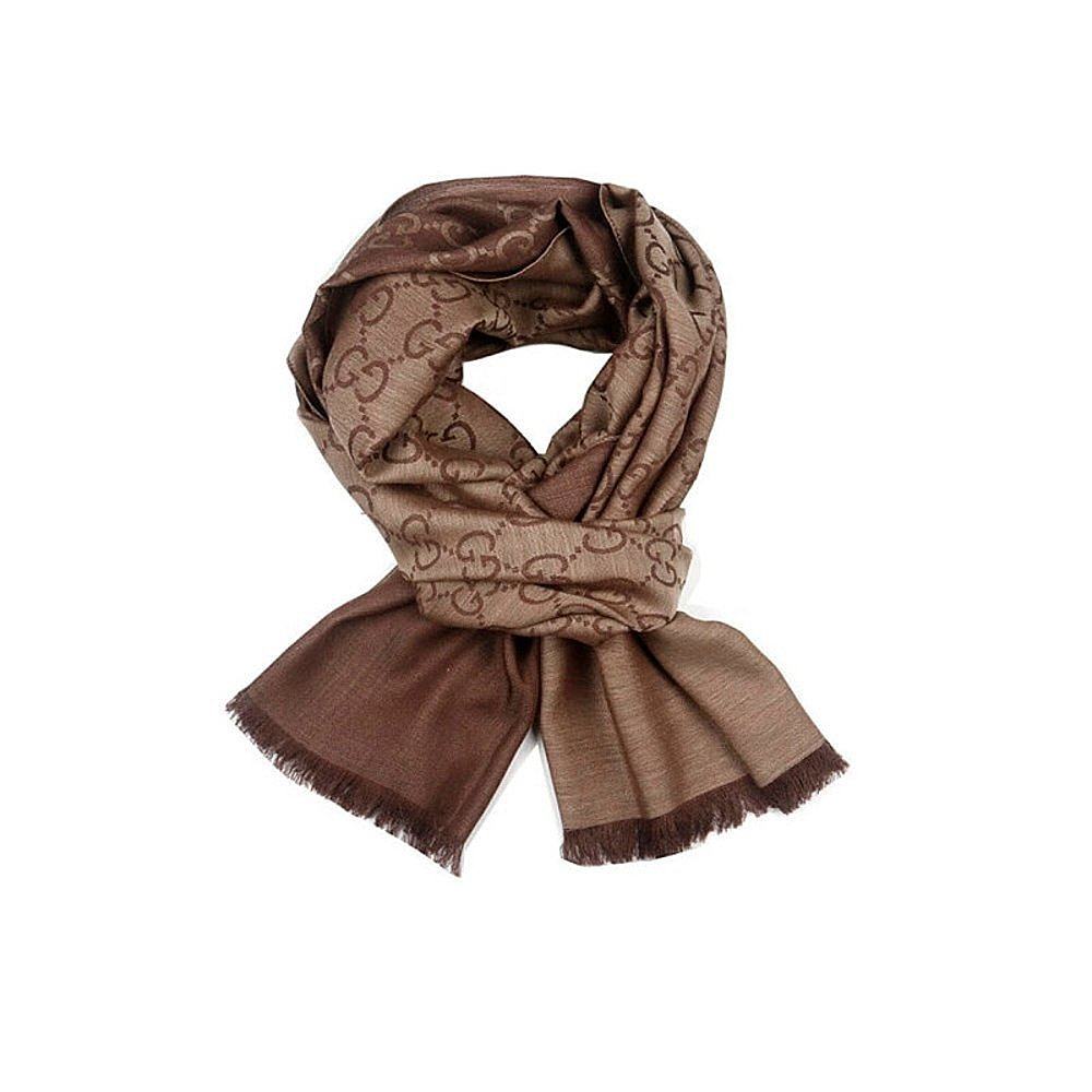 香港直邮Gucci古驰羊毛真丝围巾春秋薄款披肩男女同款简约百搭,淘宝优惠券,粉丝福利购,淘宝优惠卷