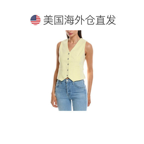 自营Nanette Nanette Lepore Vest - yellow 美国奥莱直发 - 图1