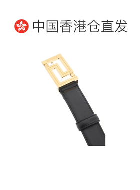 自营 VERSACE 男士腰带 1012399DVTP11B00V CO 黑色 Leather belt