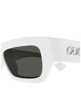 GUCCI 男士眼镜 GG1839S005 CO 白色 矩形太阳镜