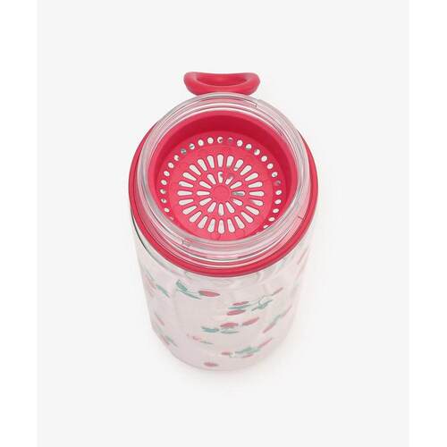 日本直邮Afternoon Tea 草莓一键式透明水瓶560ml - 图3