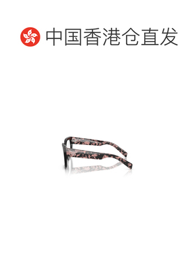 香港直邮PRADA 女士眼镜 PRA03V13P1O1 CO 黑色 方框平光镜