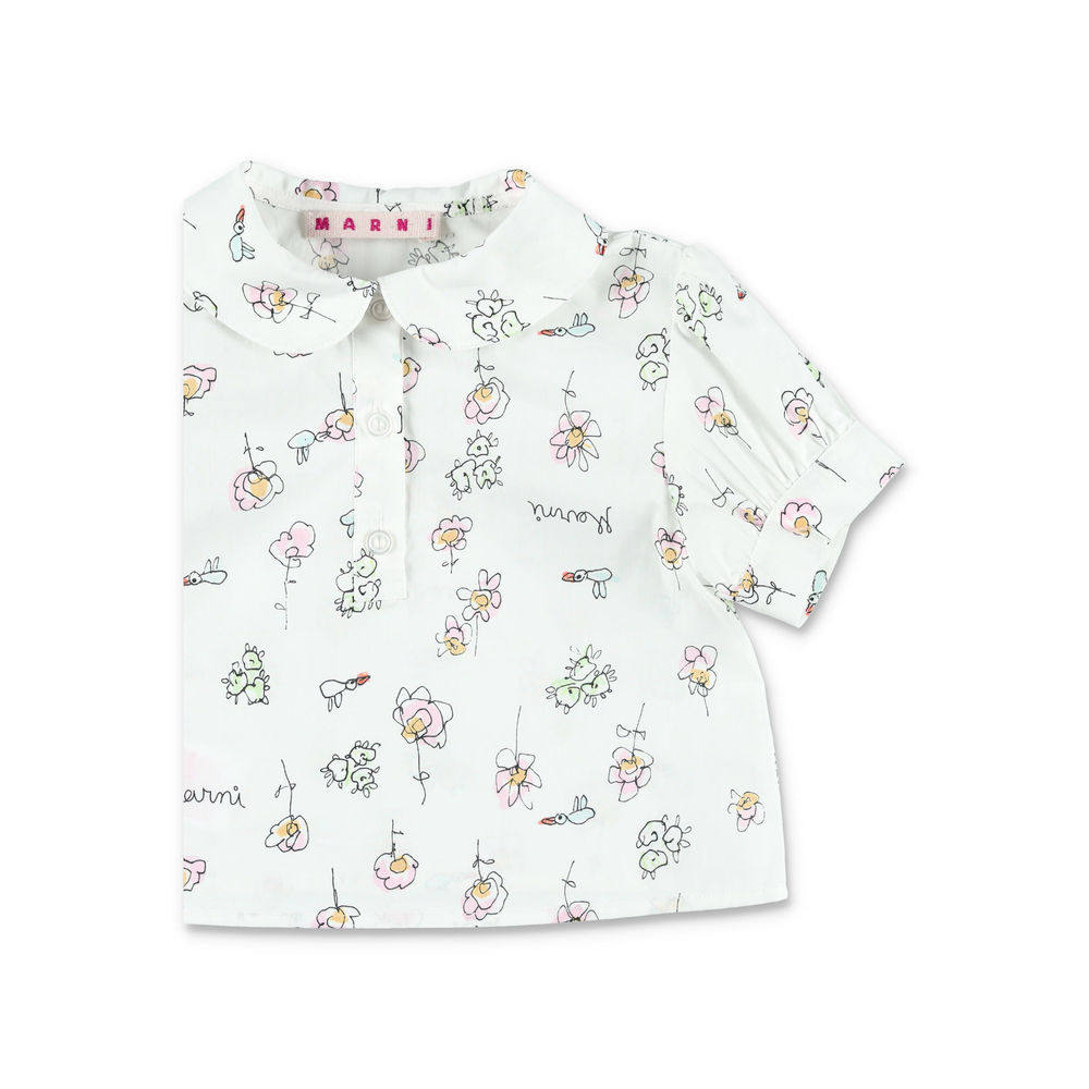 MARNI 女童衬衫 M01725M00WI0M100 SS2026 白色,淘宝优惠券,粉丝福利购,淘宝优惠卷