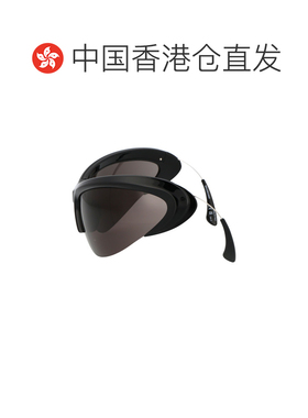 1h可退 香港直邮BALENCIAGA 男士太阳镜 BB0232S001 SS2025 黑色