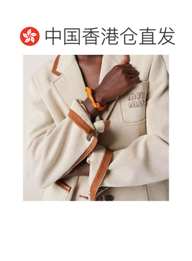 1h可退 香港直邮miu miu/缪缪 25FW 徽标雕刻手链 Women