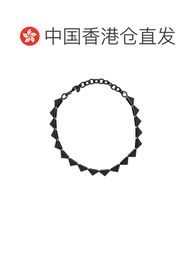 1h可退 香港直邮valentino 华伦天奴 女士 手链 black黑色 舒适时