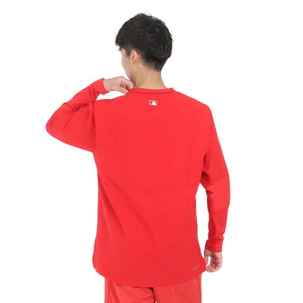 Japan direct mail MLB men's baseball uniform pullover long-sleeved shirt 015C-163N-ANG-5Z2