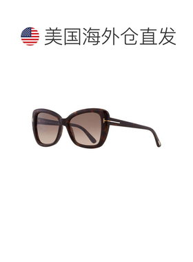 自营tom fordFT1008 01B Shiny Black/Smoke Gradient - dark hav