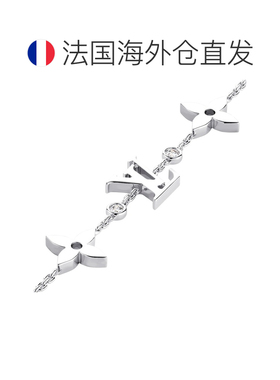 自营欧洲直邮LV路易威登 Idylle Blossom女士灰色白金老花图案手