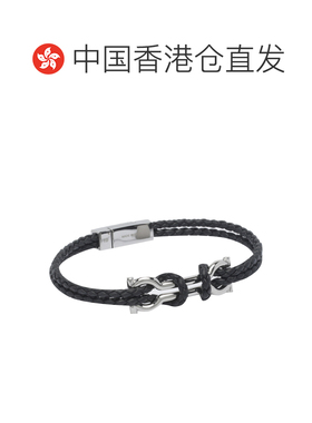 香港直邮SALVATORE FERRAGAMO 男士手链手镯 796082770422NERO