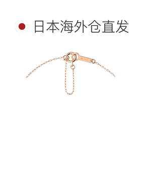 日本直邮4℃ K10玫瑰金项链 白金