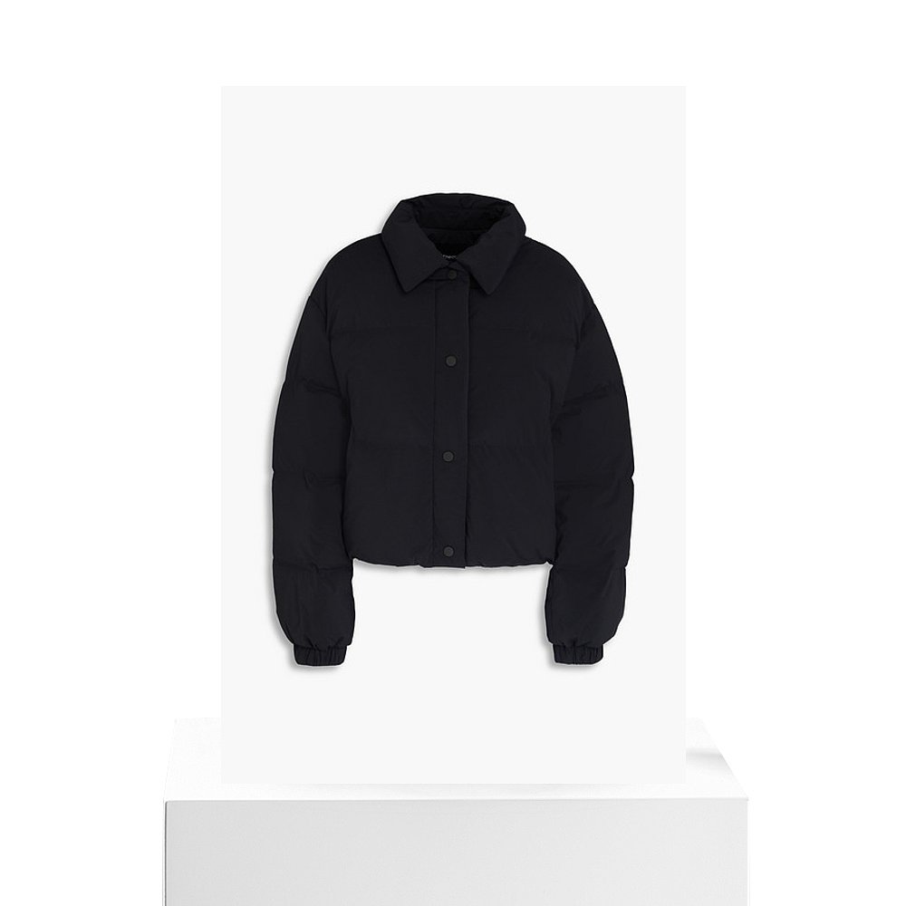 1h可退 潮奢 THEORY 希尔瑞 女士 shell 短款绗缝羽绒夹克 O09074 - 图3