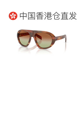 香港直邮PRADA 女士眼镜 0PRC05S24G70T AW2025 棕色 全框太阳镜