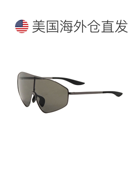 自营Nike Unisex 66 mm Grey Sunglasses - gunmetal 美国奥莱直