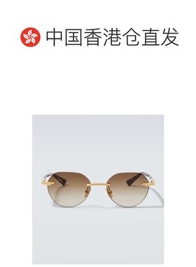 1h可退 香港直邮Bottega Veneta 葆蝶家 男士 Glasant 圆形太阳眼