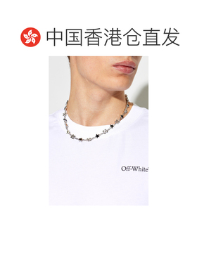 香港直邮OFF-WHITE 男士项链 CO配饰 银色 OMOB168S26MET0017210