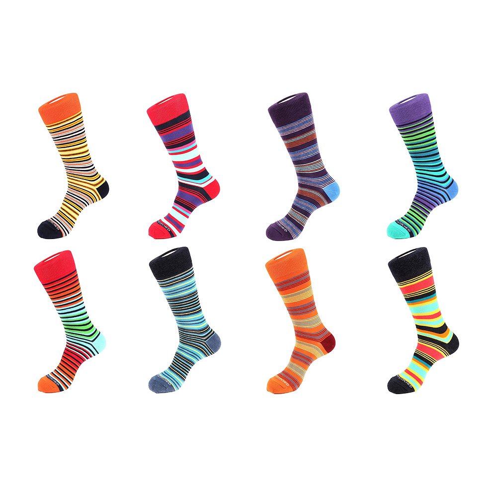 unsimply stitched8 Pair Combo Pack Socks - blended 【美国奥 - 图2