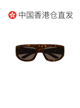 香港直邮GUCCI 男士太阳镜 GG1574S002 SS2025 棕色 几何框太阳镜