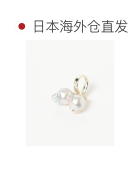 日本直邮TEINTE 女士 双颗巴洛克阿古屋珍珠耳夹 【付后1h可退】