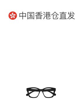 1h可退 香港直邮CHLOÉ 女士眼镜 CH0244O005 CO 黑色 几何框平光