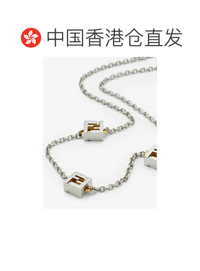 香港直邮FENDI 男士项链 7AK006B08F0F0P AW2025 银色 FF CUBE NE