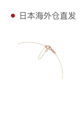 日本直邮1 月诞生石 K10 玫瑰金项链 4℃