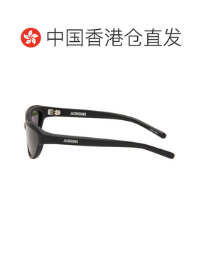 香港直邮Jacquemus 女士 黑色 Linda Farrow 联名 The Curvo 太阳