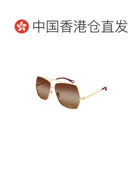 香港直邮CHLOÉ 女士太阳镜 CH0278S001GOLDGOLDBROWN SS2026