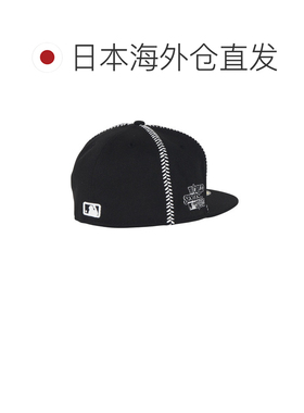 日本直邮New Era 59FIFTY MLB Ball Stitch 洛杉矶道奇队黑色棒球