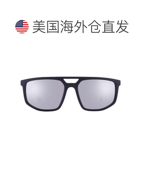 自营Emporio Armani Light Grey Mirror Silver Navigator Men's