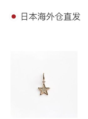 1h可退 日本直邮cui-cui 星星钻石吊坠 K10YG 781282cuicui