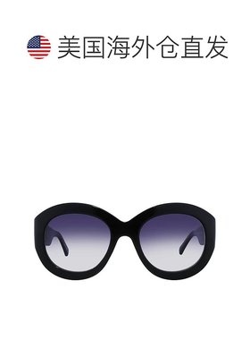 自营Nine West NW 23 1054 SBLK Smoke Oval Ladies Sunglasses 1