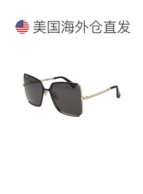 自营Max Mara Metal Women's Sunglasses - black 美国奥莱直发