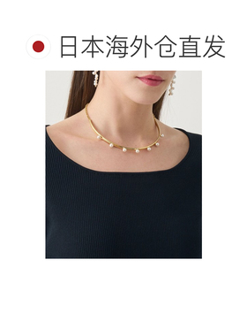 1h可退 日本直邮ANAYI 女士珍珠板短款项链 链条款式可调节 10261