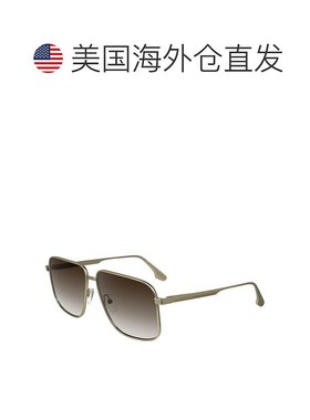 自营Victoria Beckham Metal Women's Sunglasses - gold 美国奥
