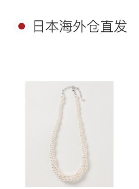 1h可退 日本直邮Three Four Time 女士精致珍珠项链 合金材质 适