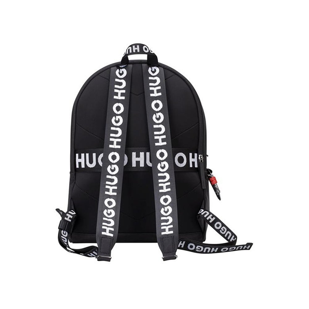 香港直邮潮奢 HUGO 雨果 男士Harrison_Backpack 10223431 01 双 - 图0