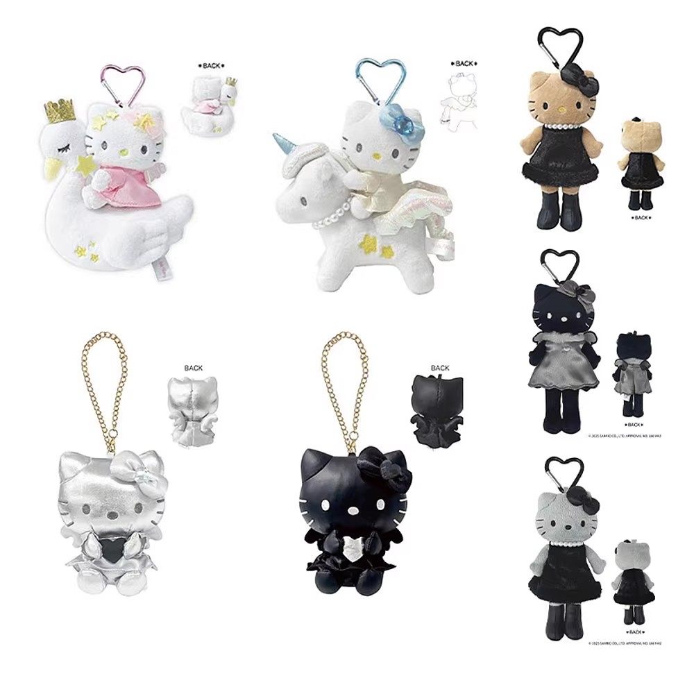 三丽鸥 官方授权长腿凯蒂系列挂饰 黑皮制服美人鱼Kitty,淘宝优惠券,粉丝福利购,淘宝优惠卷