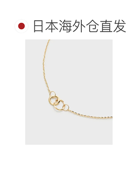 日本直邮NOJESS 女士K10金质环形元素手链 永恒经典设计 闪耀华美