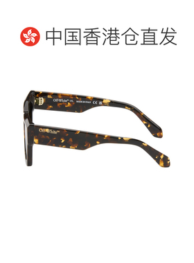 香港直邮off-white 男士 棕色 Davie 太阳镜 OW10066055506055SHI