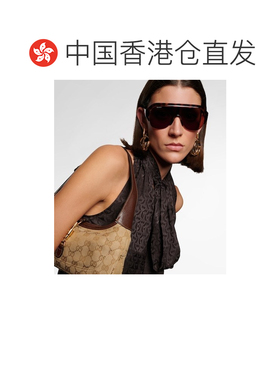 香港直邮Gucci 古驰 女士 Lettering 防护罩太阳眼镜